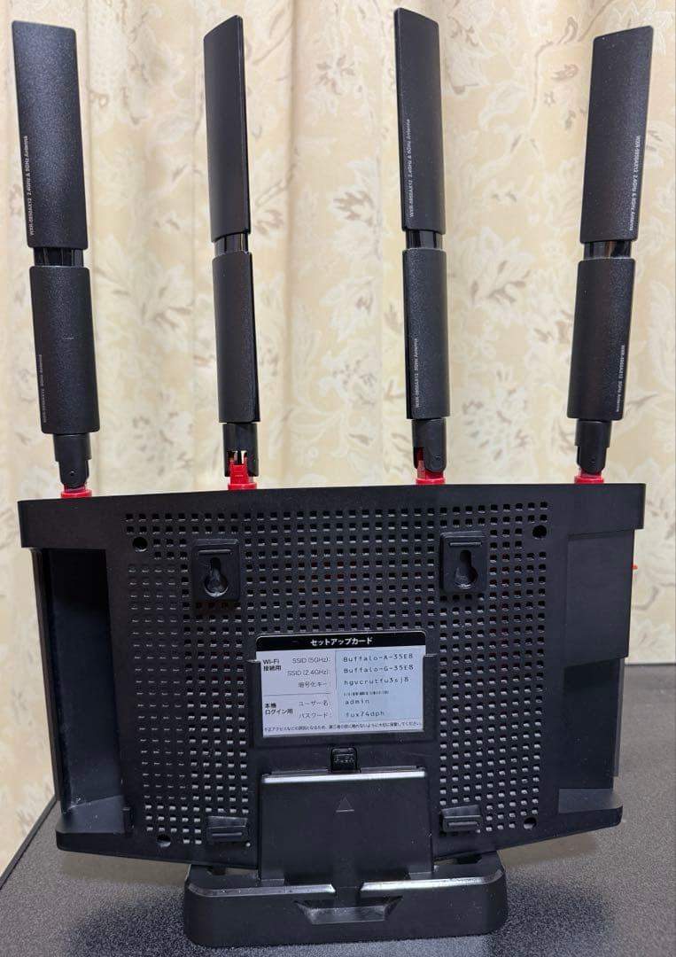 BUFFALO WXR-5950AX12 Wi-Fi 6 無線LANルーター