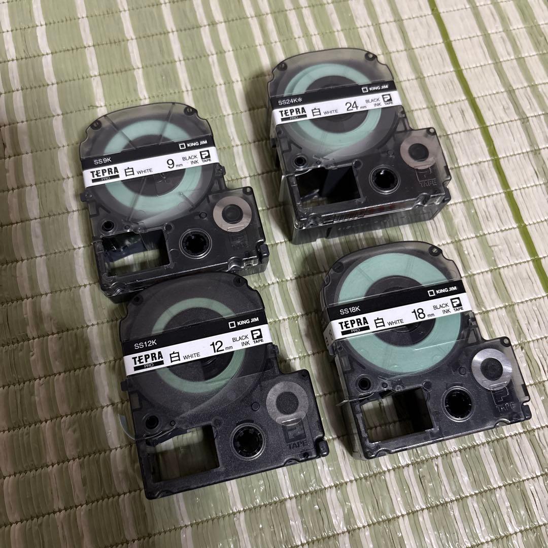 KING JIM テプラ プロ SR920 ラベルライター カートリッジ　シール