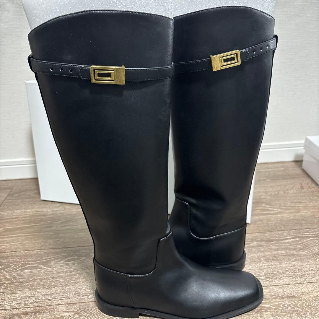 新品⭐︎未使用品　Mila Owen ブラックロングブーツ