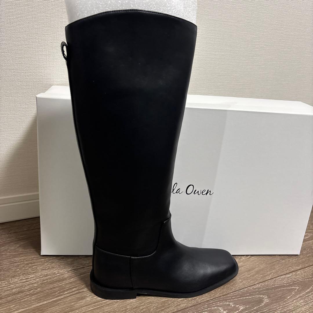 新品⭐︎未使用品　Mila Owen ブラックロングブーツ