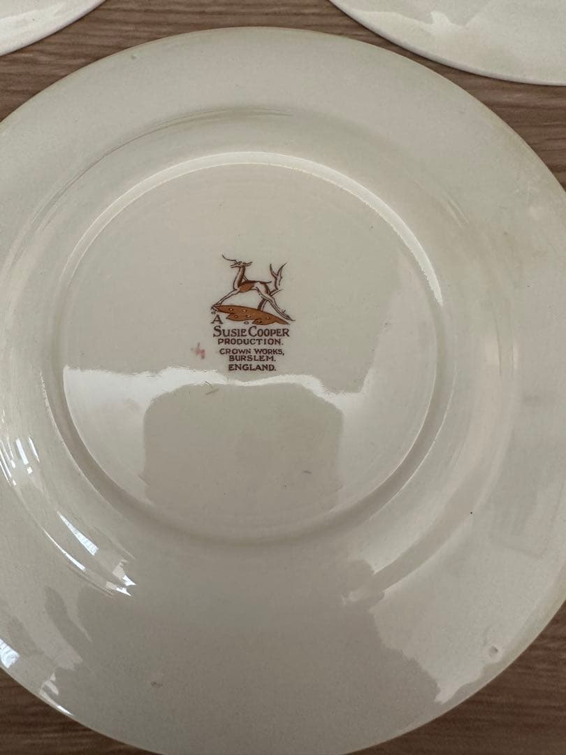 スージークーパー　パトリシアローズ　ピンク　プレート　17㎝　５枚セット