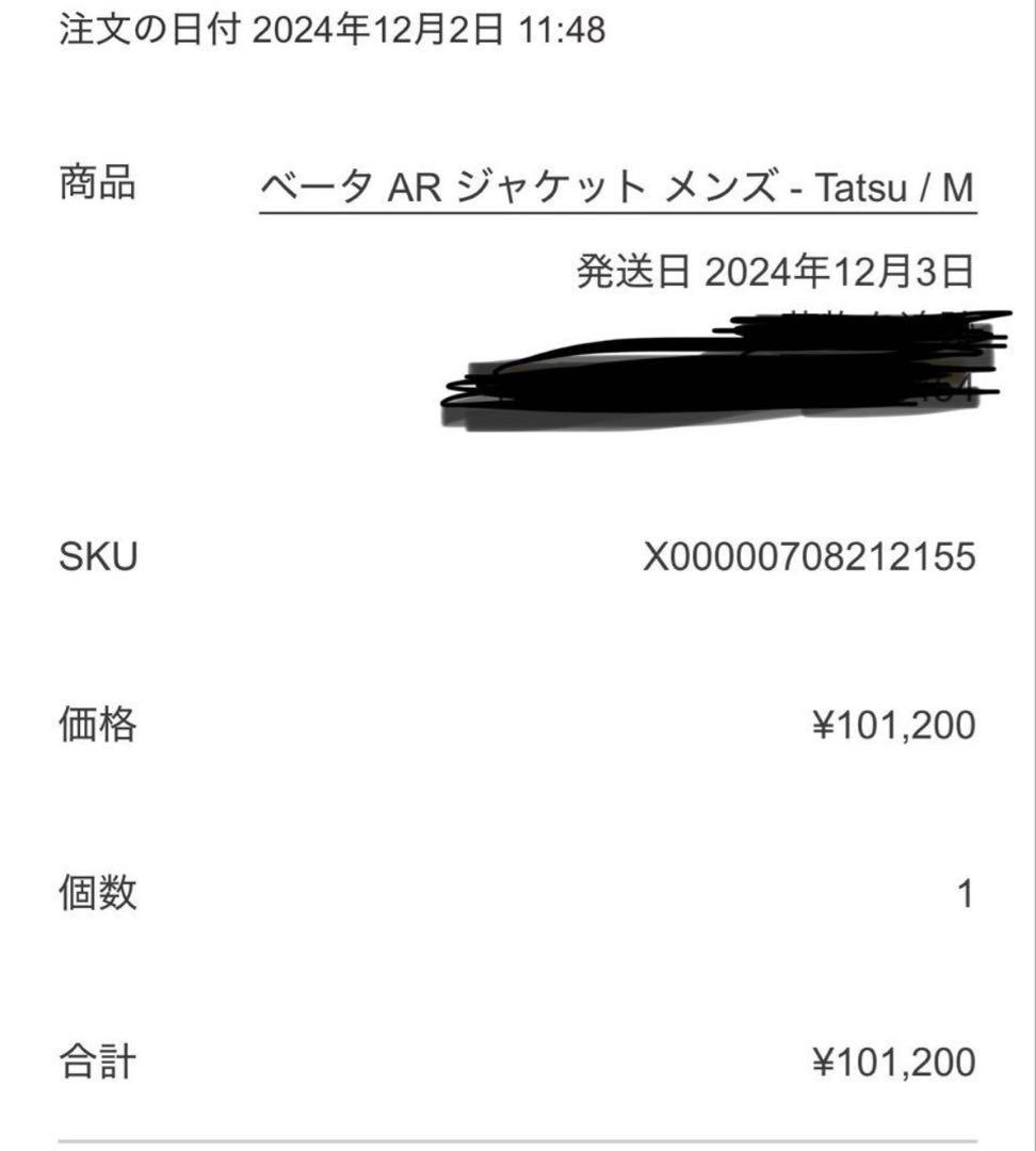 Arc'teryx ベータARジャケット　タツ　tatsu
