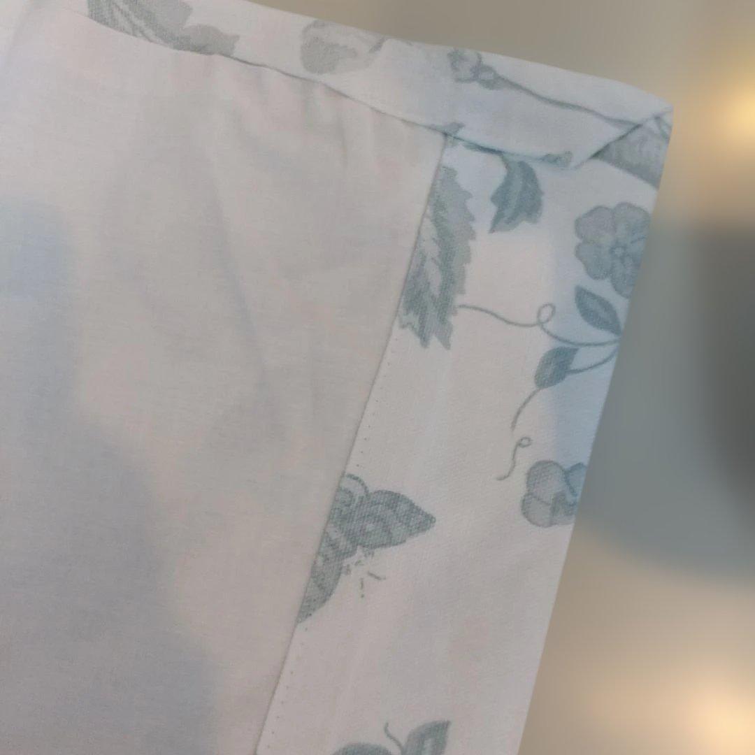 ローラアシュレイサマーパレスダックエッグカーテン 2枚で1組