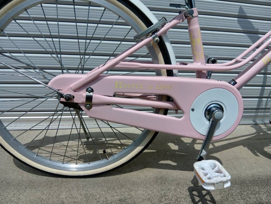 自転車　パステル　ピンク　くすみピンク22インチ　女の子　→引取り限定(岐阜県)