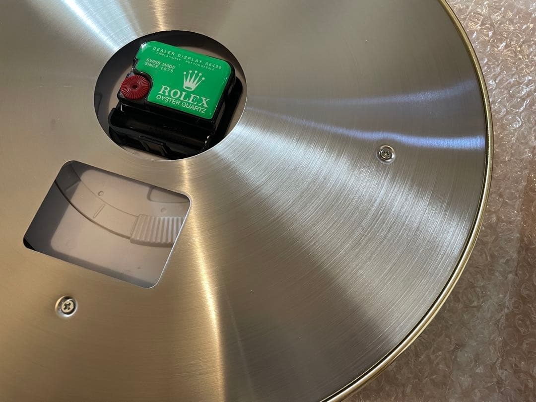 GMTマスターII ロレックス 海外販促品 掛け時計 ゴールド／ブラック