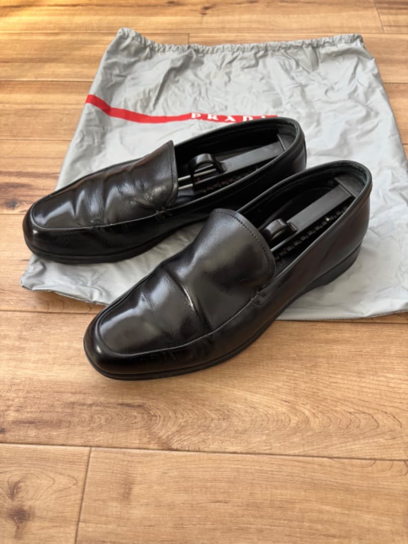 Prada メンズローファー 保存袋付き