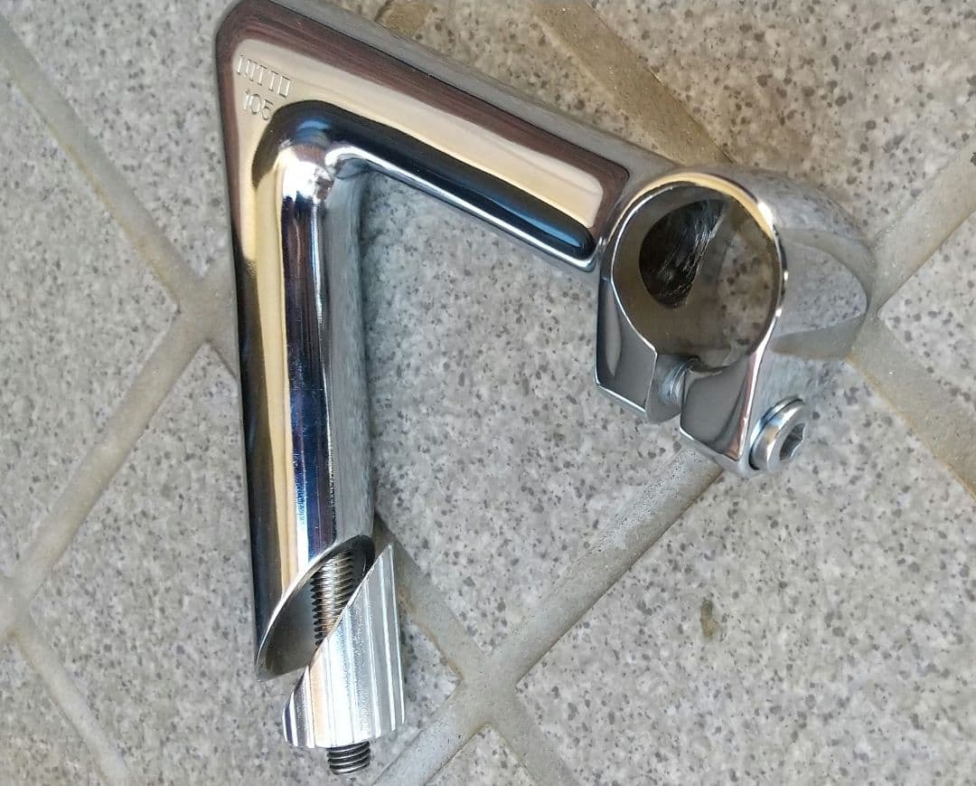 日東 NJ PRO 鉄ステム105mm 　鉄　NJS 認定 競輪 ピスト