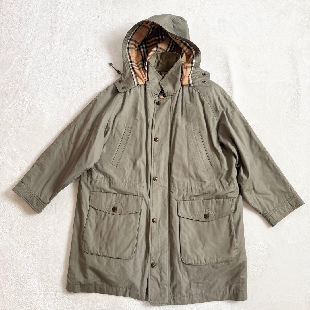 美品　Burberrys ダウンライナー　ノバチェック　モッズコート　袖ノバ
