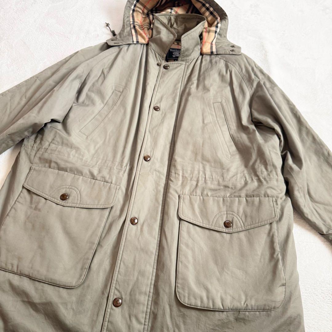 美品　Burberrys ダウンライナー　ノバチェック　モッズコート　袖ノバ