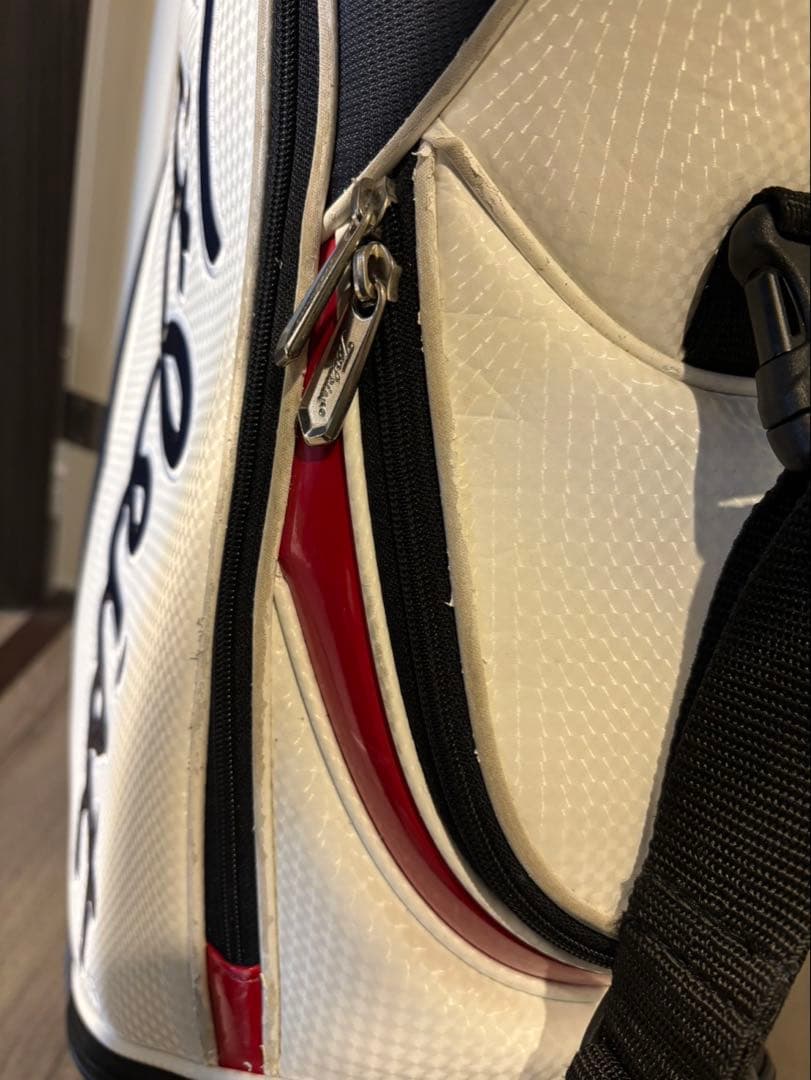 【お値下げ可】Titleist キャディバッグ ネイビーホワイト
