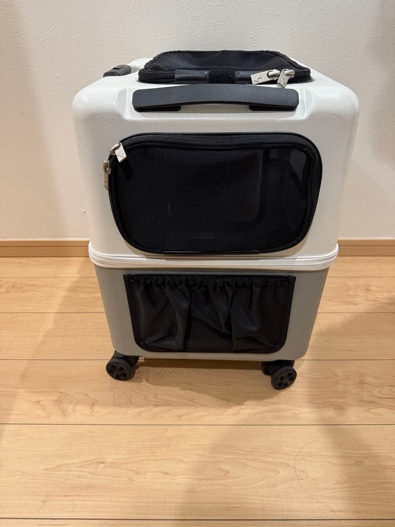極美品 PETiCO ペチコ M iCO ペットキャリー 犬 猫 ストッパー付