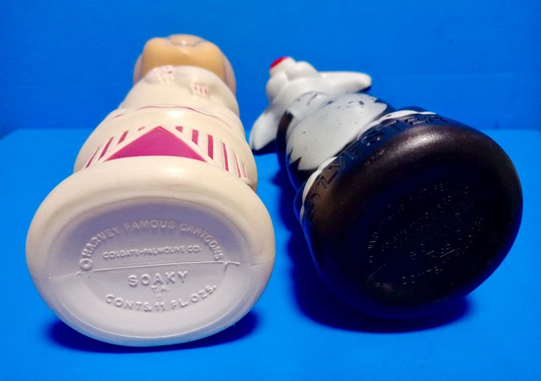 1960 ビンテージsoakyソーキーソープボトル×２ キャスパー、シルベスター