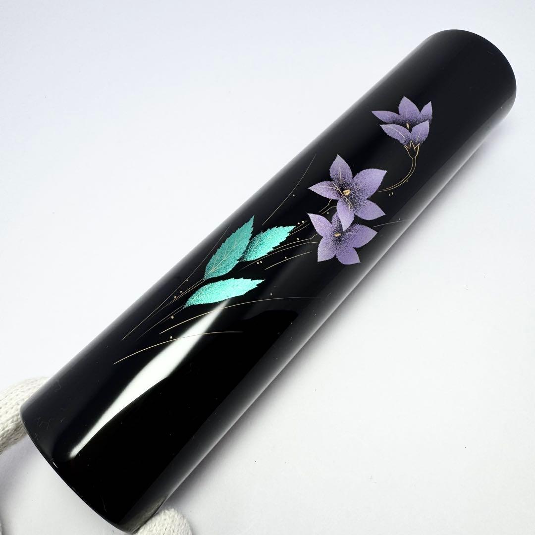 新品未使用 輪島塗 花瓶 水指 天然木 漆器 漆芸花器 伝統工芸 共箱 説明書