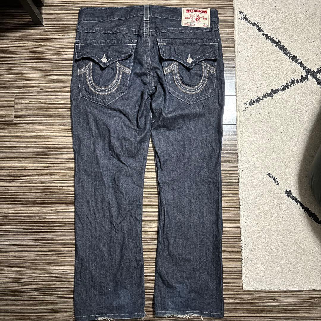 は*と様 TRUE RELIGION RICKY 34 ダークデニム