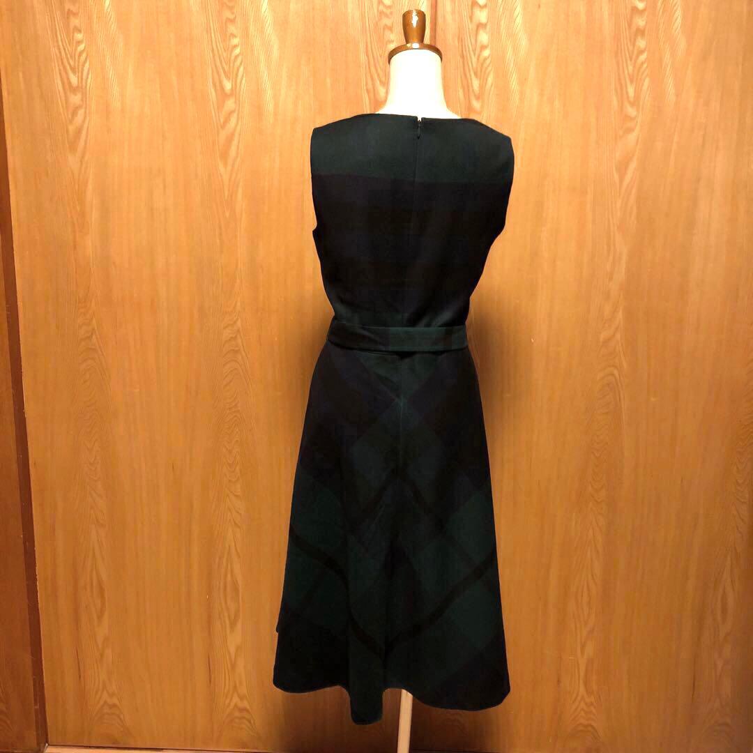 Yorkland ヨークランド　タータンチェックワンピース　美品