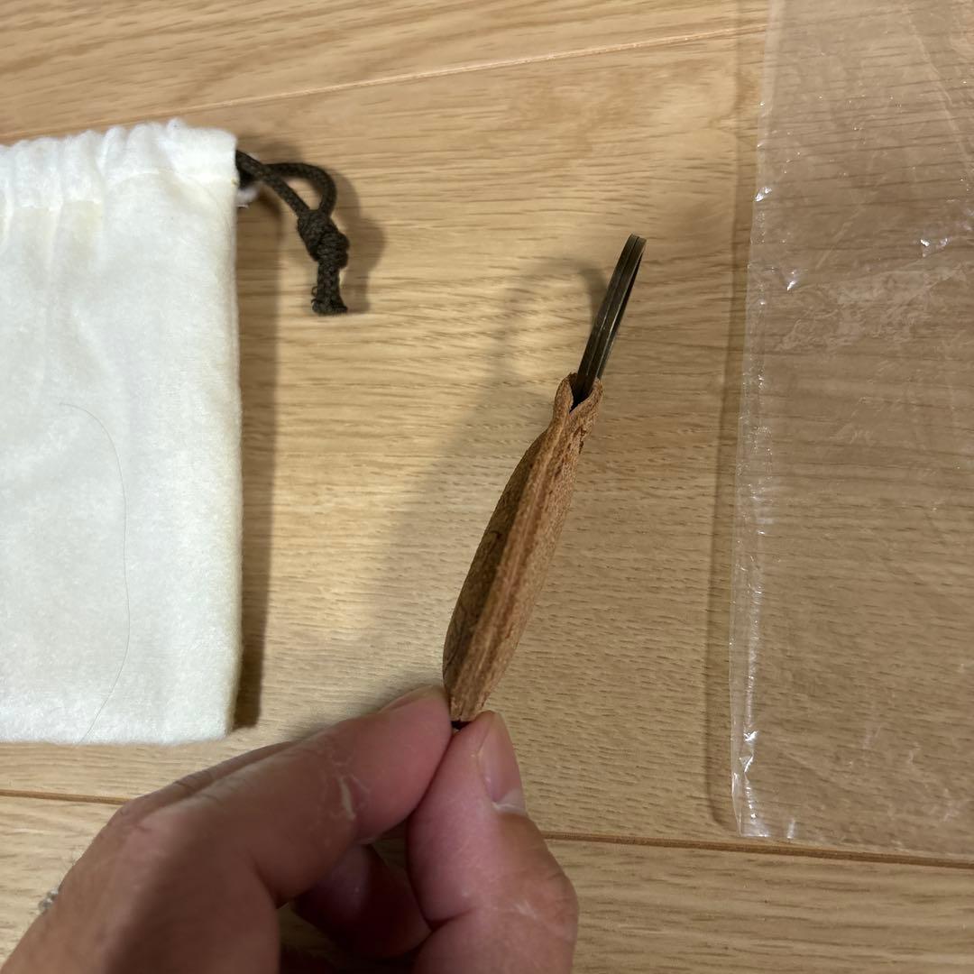 ル*ル様 テンダーロイン　キーホルダー　ベージュ　スエード　廃盤　新品未使用　付