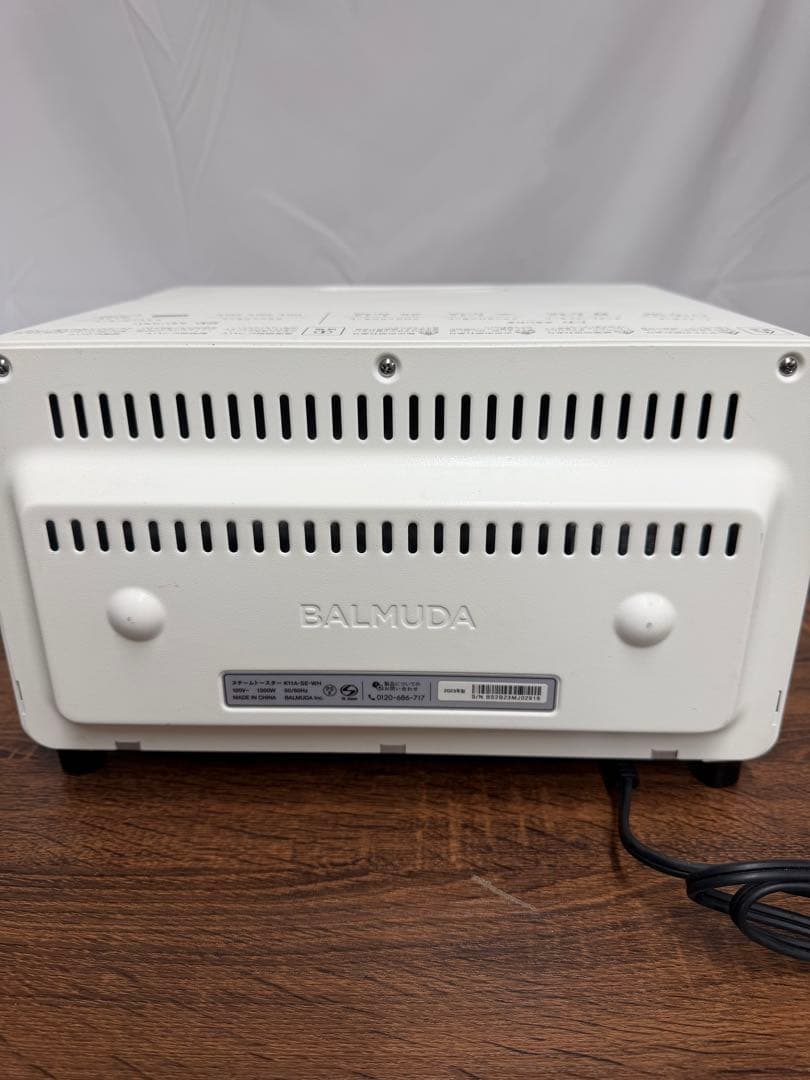 【美品】バルミューダ　BALMUDA K11A-SE-WH 　トースター