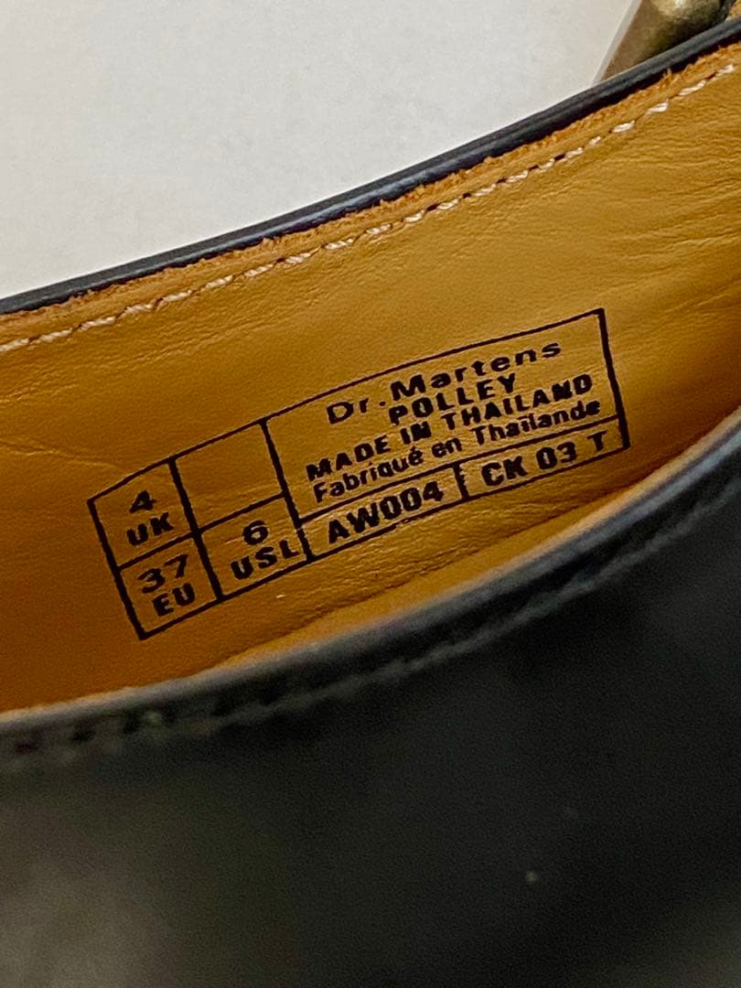【値下げしました】Dr. Martens POLLEY UK4 ブラック