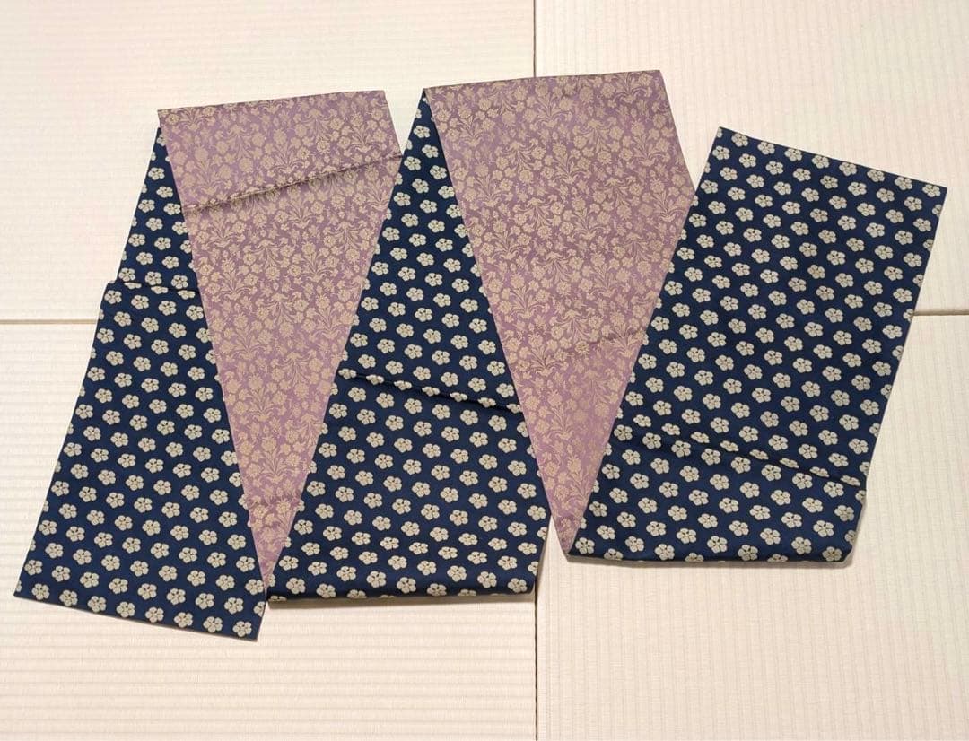 未使用 全通 リバーシブル おしゃれ 西陣織 京袋