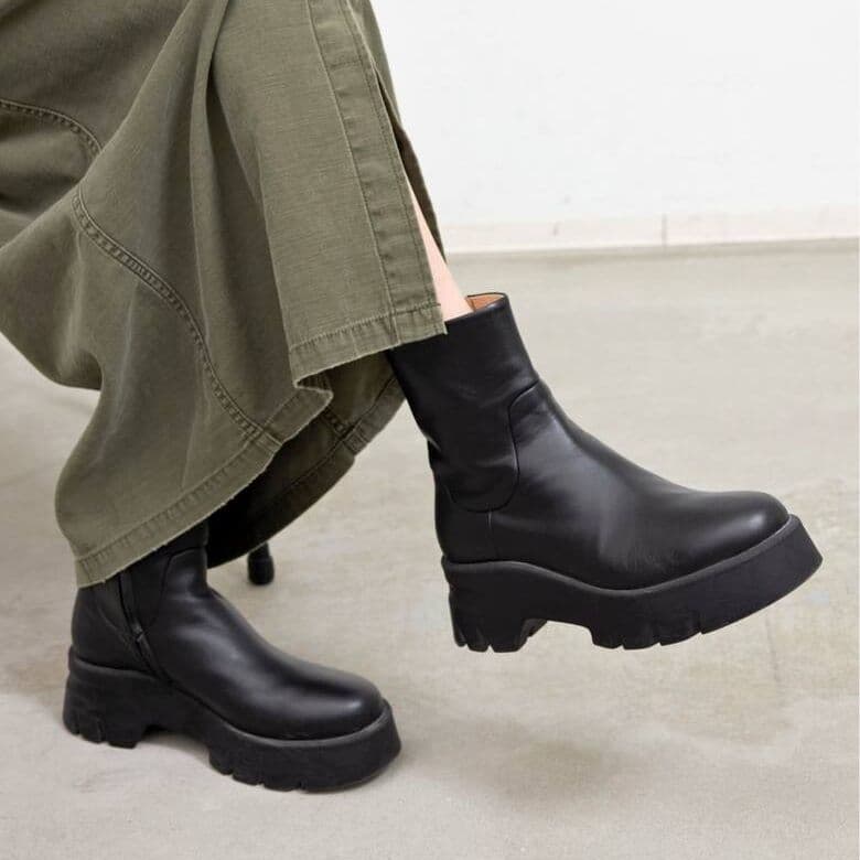 未使用 ジャンヴィトロッシ サイドジップ レザー ブーツ セルジオロッシ