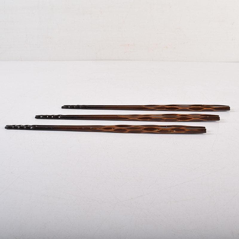 茶道具　銅火箸　三膳まとめて　C　R8536