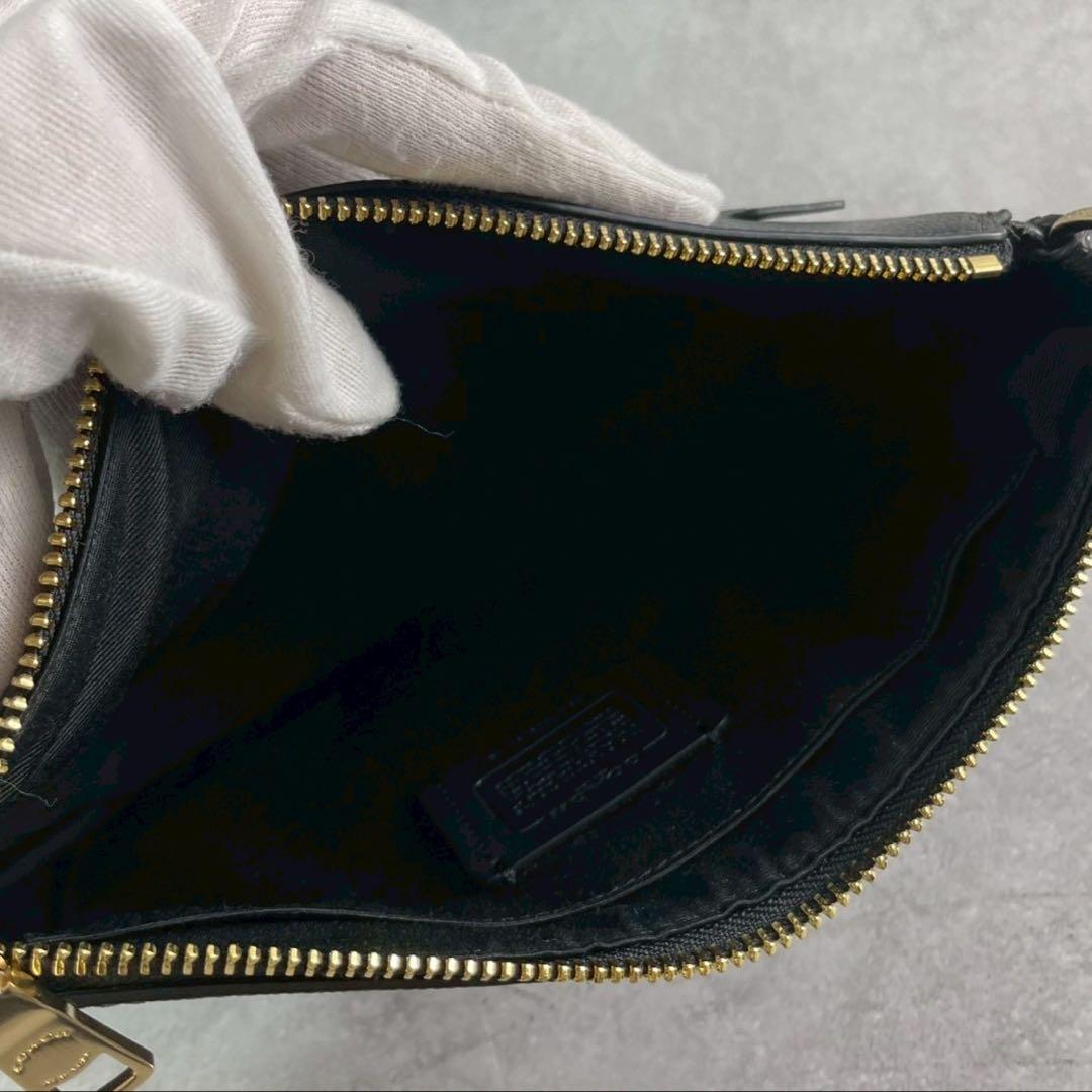 ✨極美品✨コーチ　ギャラリーファイルバッグ　ショルダーバッグ　レザー　ブラック