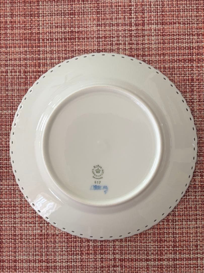 Tatara さん専用　ブルーフルーテッド フルレース 17cm 6枚セット