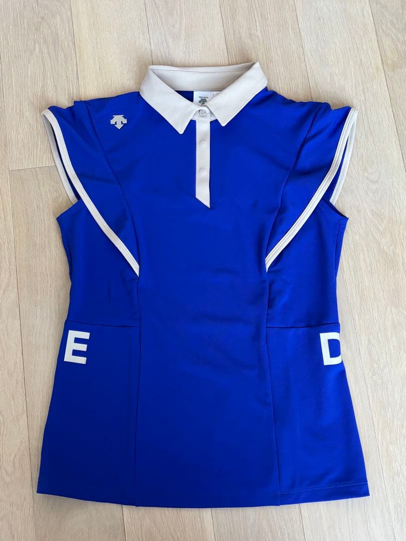 DESCENTE GOLF ノースリーブポロシャツ