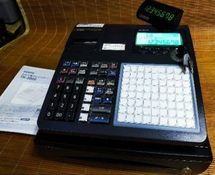 カシオレジスター　TK-2800　店名無料　コンパクト上位機種　 741852