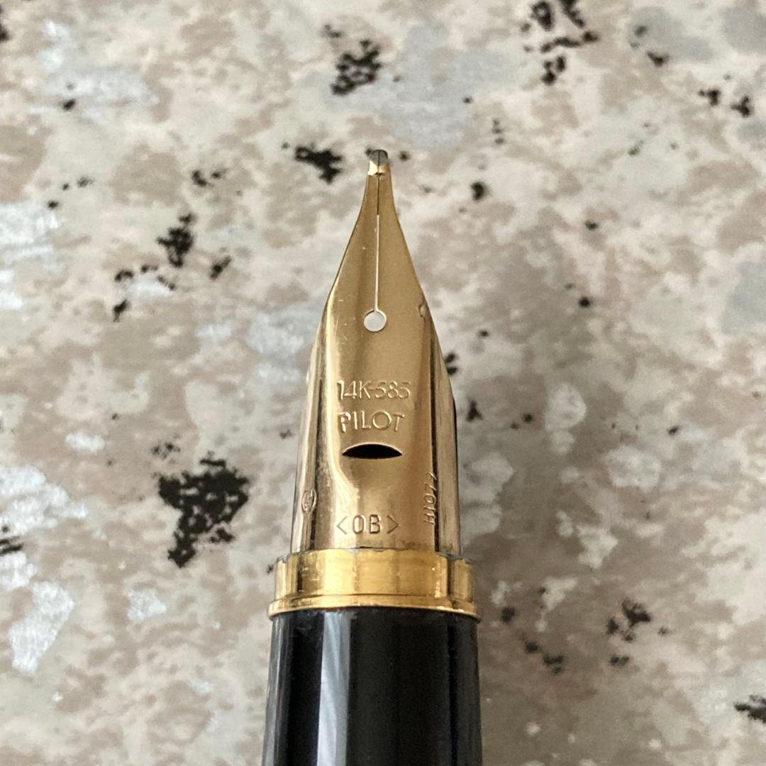 #017 オーバーホール済み 万年筆 レア PILOT CUSTOM 14k