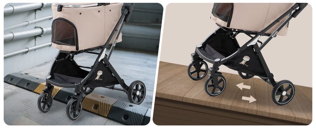 【週末限定セール】 自立型 ペットカート 折りたたみ 分離式 犬猫兼用