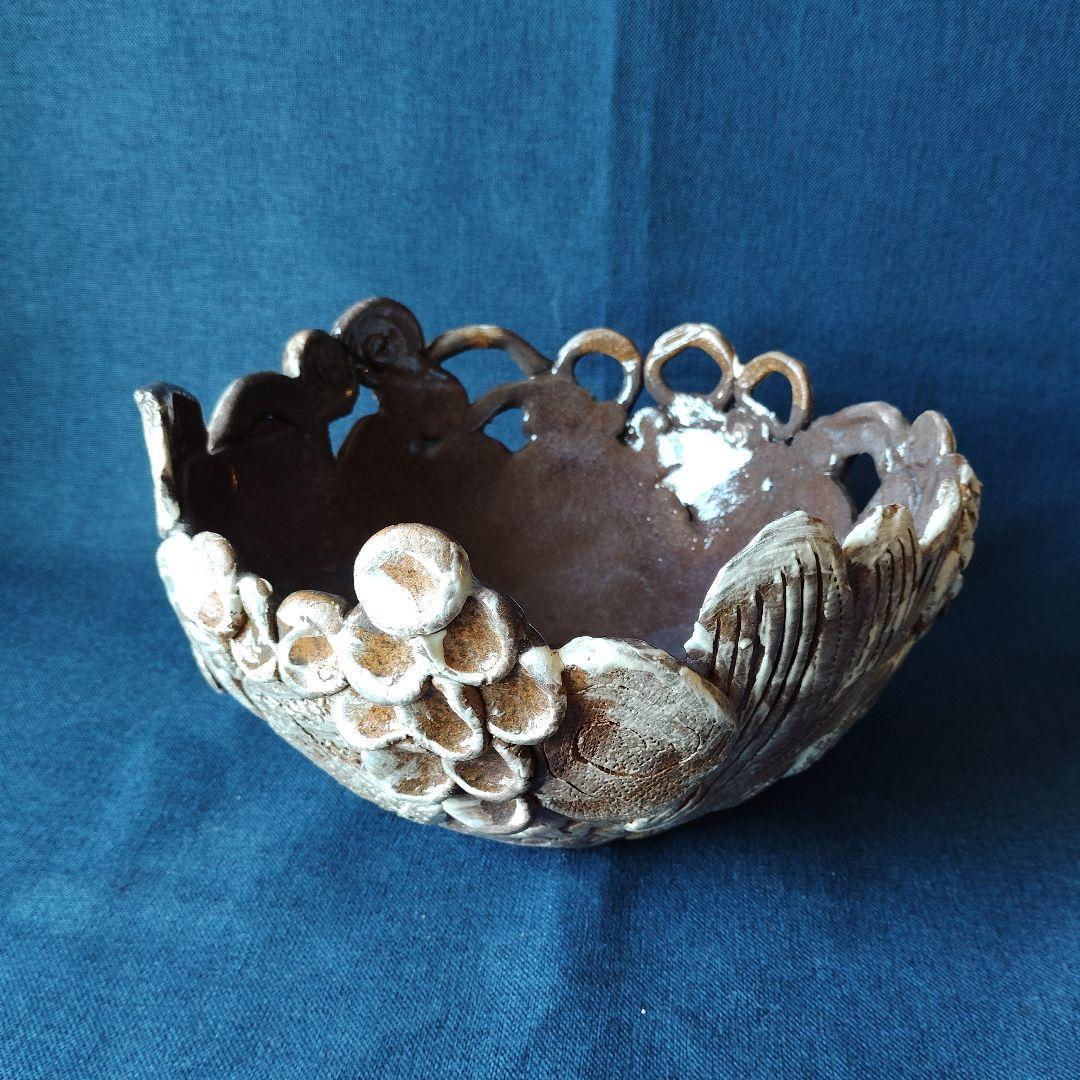 装飾的な陶器ボウル　オブジェ