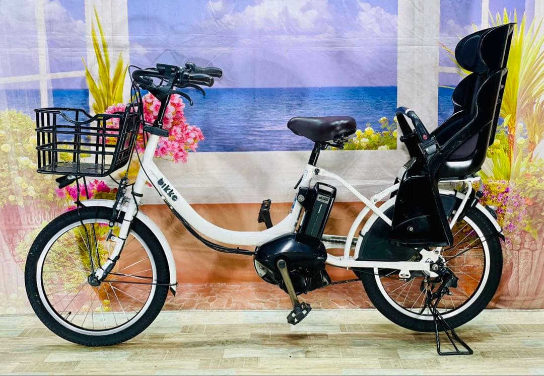 超特価！BIKKE ビッケ⭐️人気ブリヂストン子供乗せ電動アシスト自転車Y3110