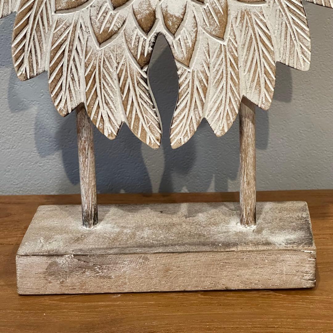 【マミー】バリ島羽根のオブジェとbohoウォールデコ
