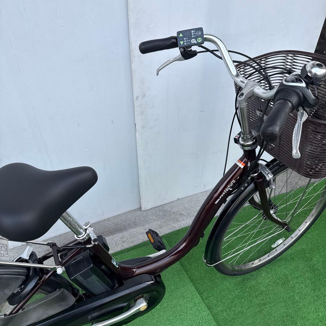 YAMAHAヤマハ電動アシスト自転車26インチ 12.3Ah ブラウン