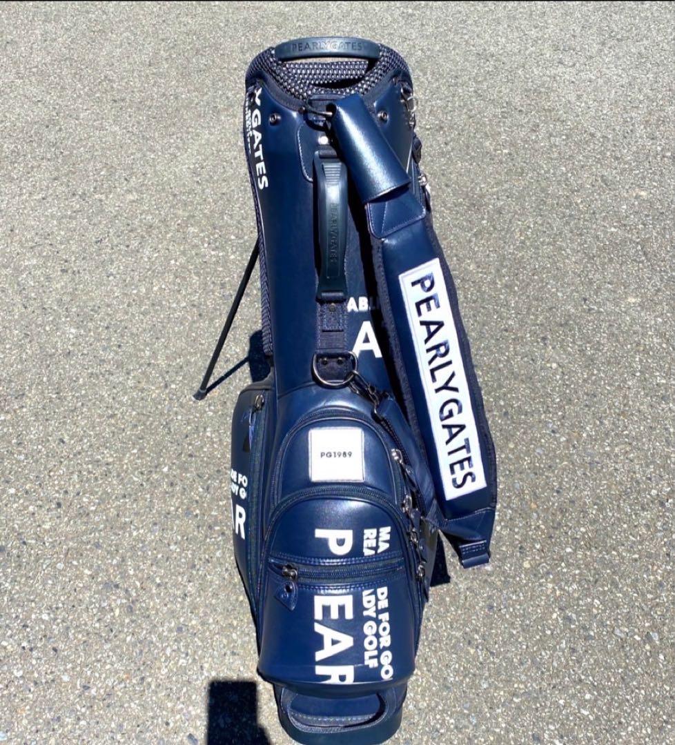 【極美品】正規品 PEARLY GATES ネイビー スタンド キャディバッグ
