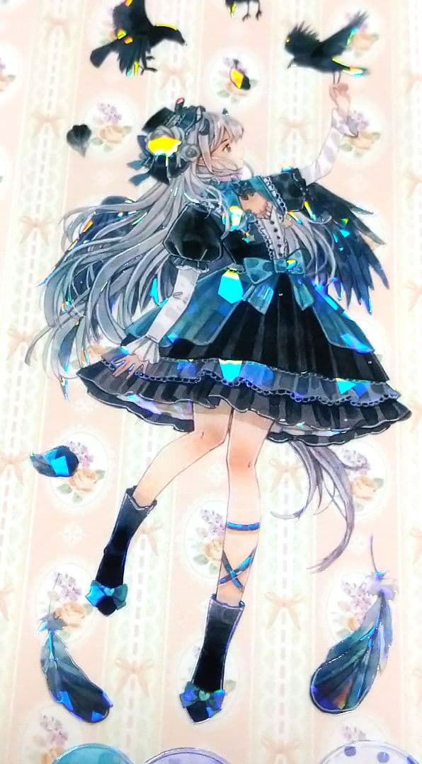 J650＃血色乐园(贝壳光)森遇切り売り海外人物マステ女の子