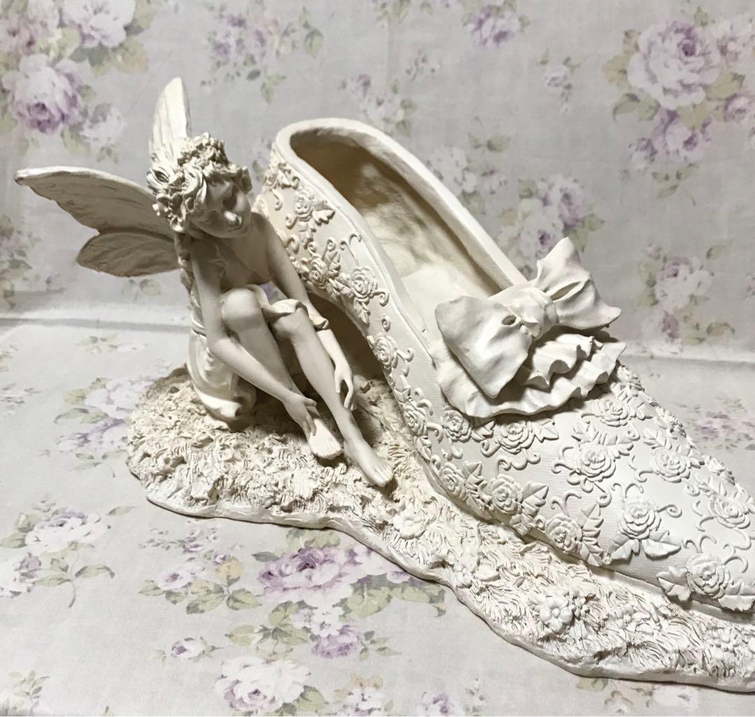 お値下げ‼️妖精　薔薇のパンプスとフラワーフェアリー
