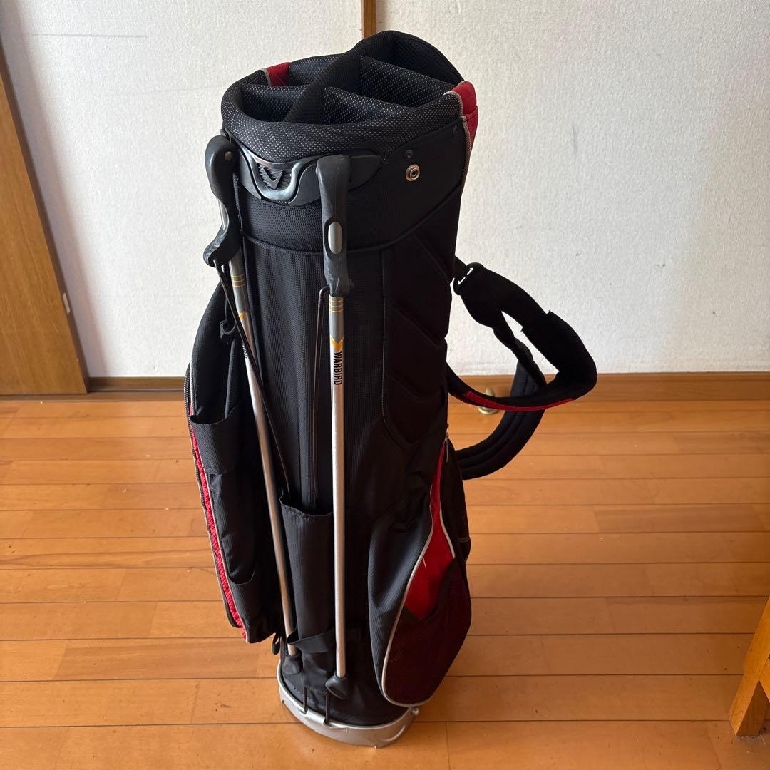 Callaway ゴルフキャディバッグ 赤黒 5仕切り