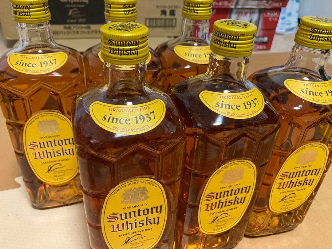 suntory サントリー角瓶700ml 6本　新品カートン・定量ポーラーおまけ