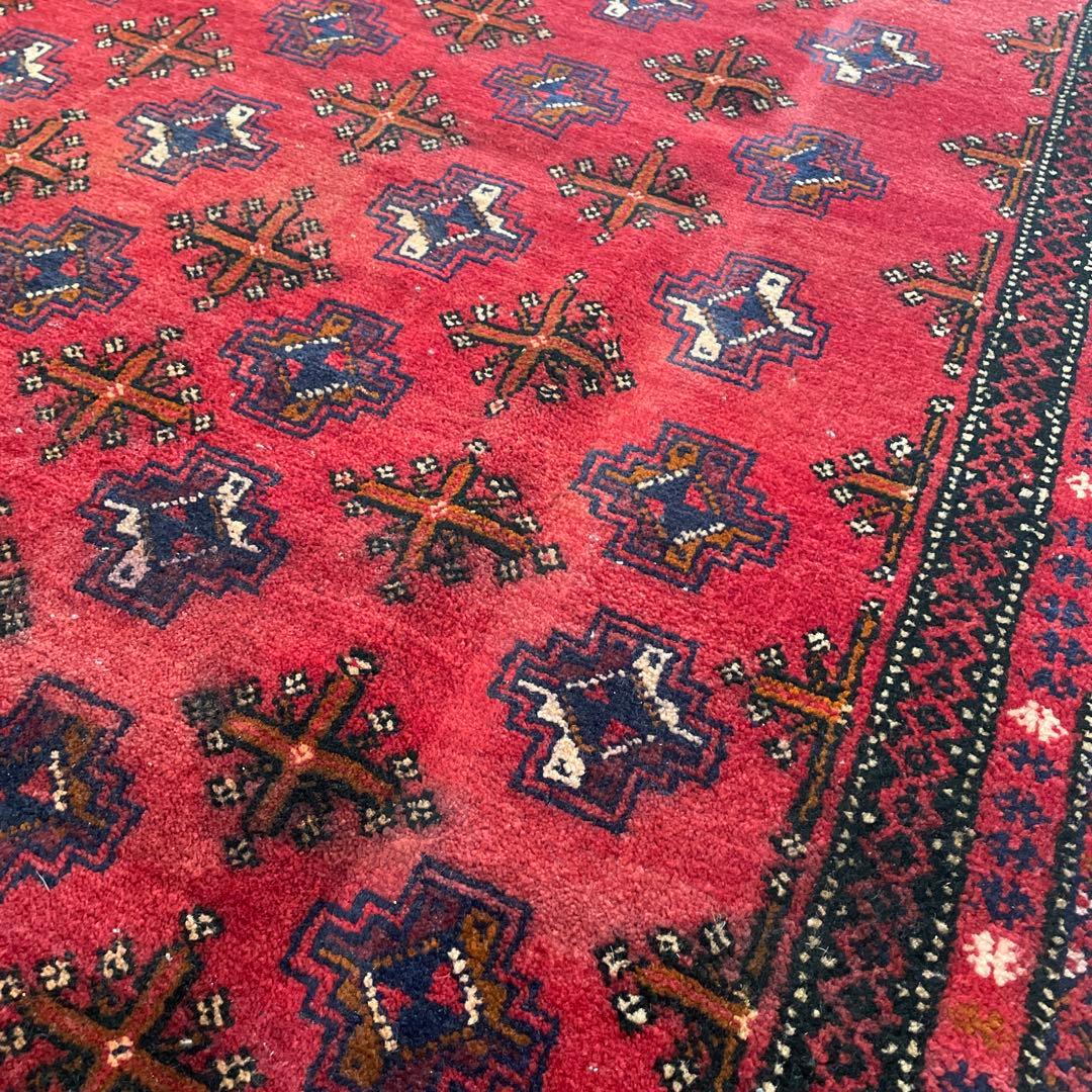 Tomoyaヴィンテージラグ　トライバルラグ 大判　177×123センチ