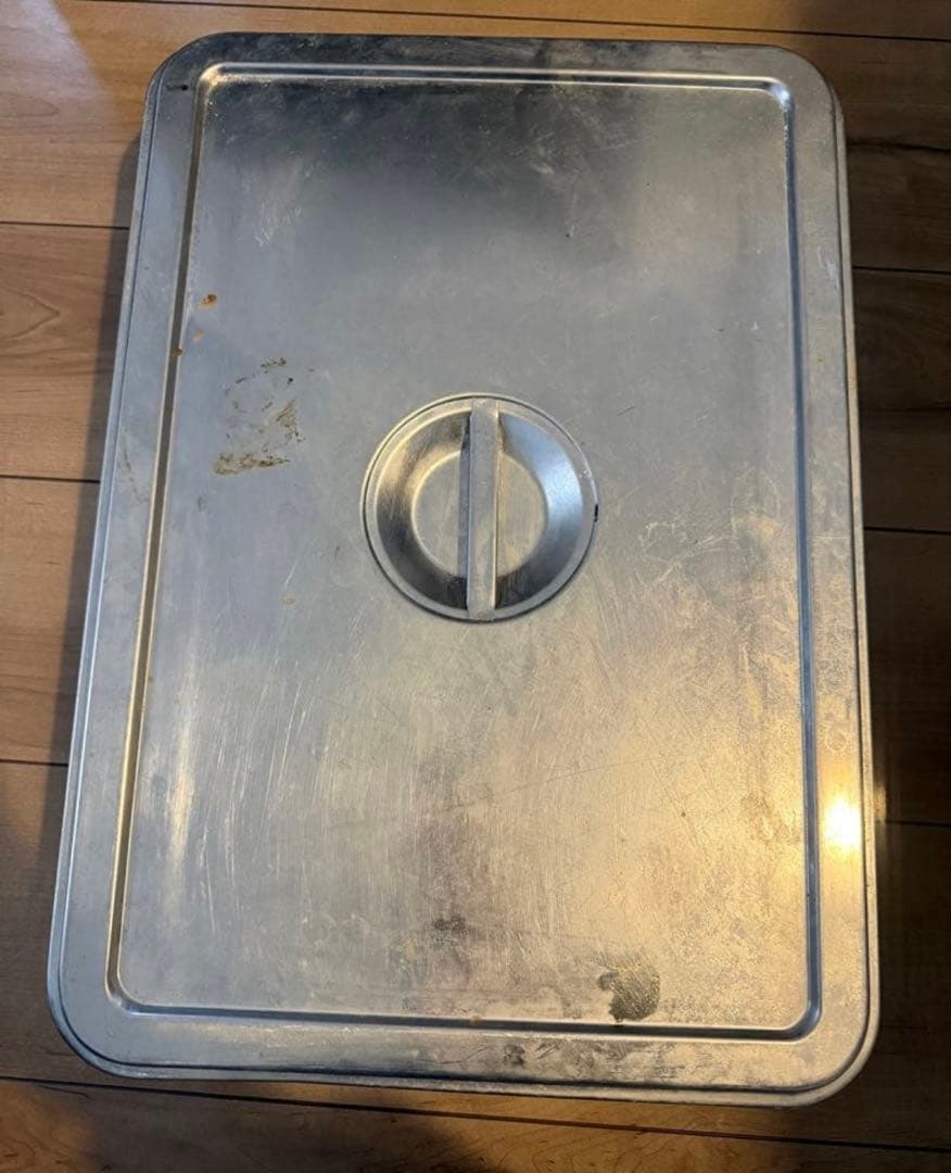 ステンレス製トレイ6枚 大　調理用バット　飲食店　厨房　業務用　蓋つき6枚