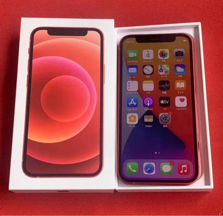 iPhone 12 mini RED 128GB SIMフリー