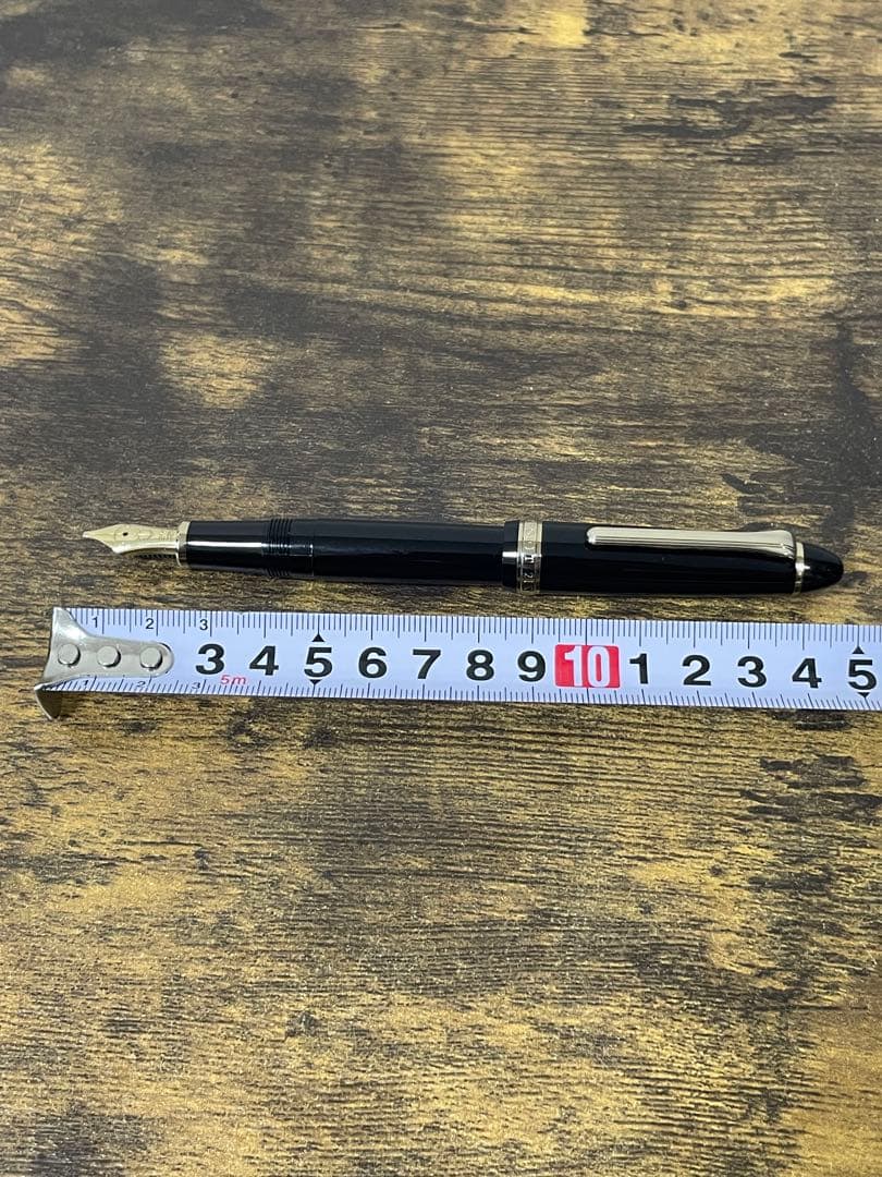 試筆のみ　MSニブ　ミュージック　ホワイトゴールド　21金　セーラー　万年筆