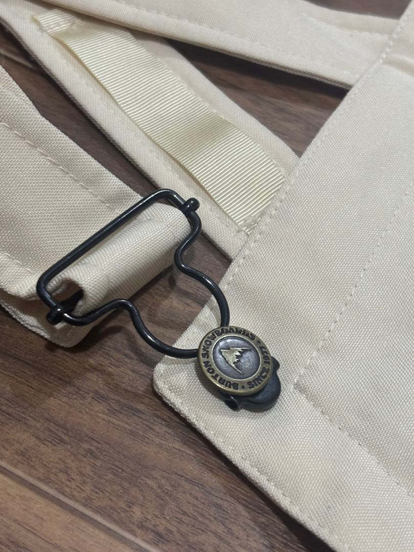 【BURTON】ビブパンツ M クリーム色