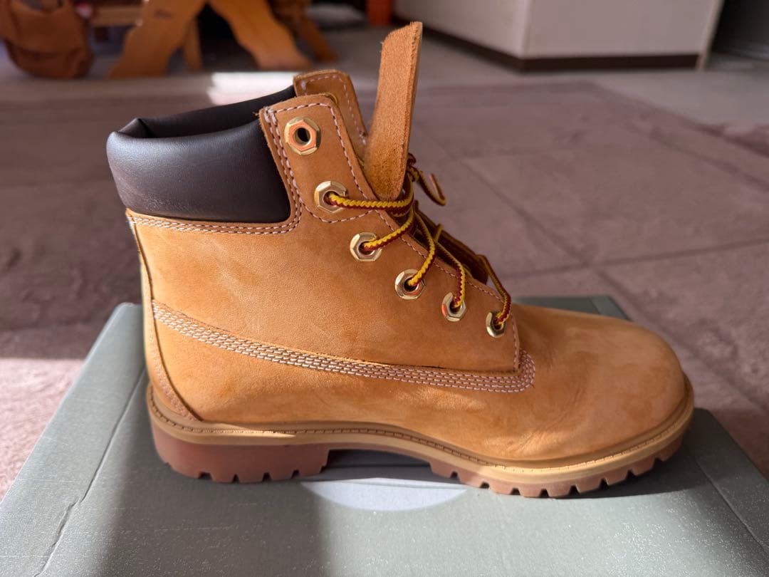 24.0 Timberland ブラウン ワークブーツ TB012909