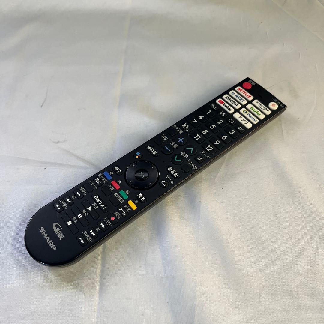 ①22年製シャープ4Kアクオス50 インチテレビ 4T-C50DN2