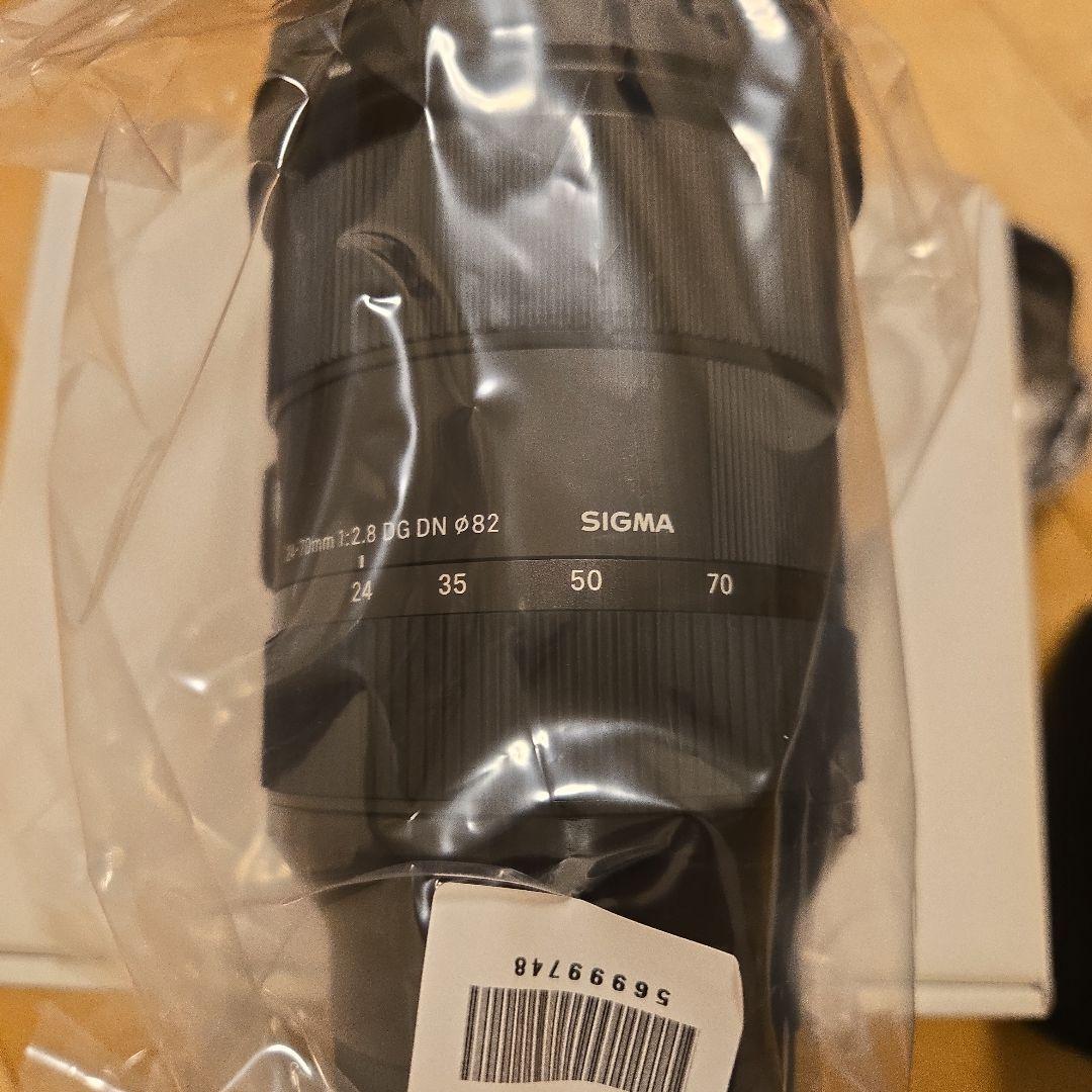 【未使用】SIGMA 24-70mm F2.8 DG DN E-MNT（開封）