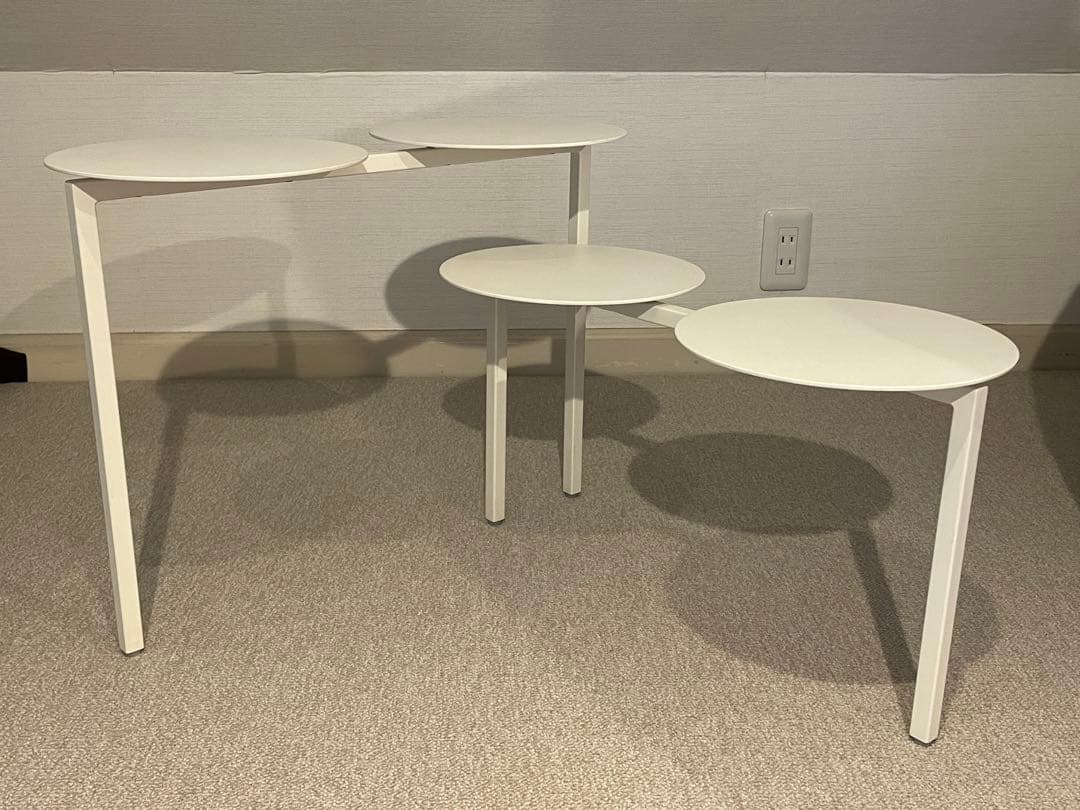 在庫処分セール@gum-格安卸-fusion サイドテーブル(分解発送)