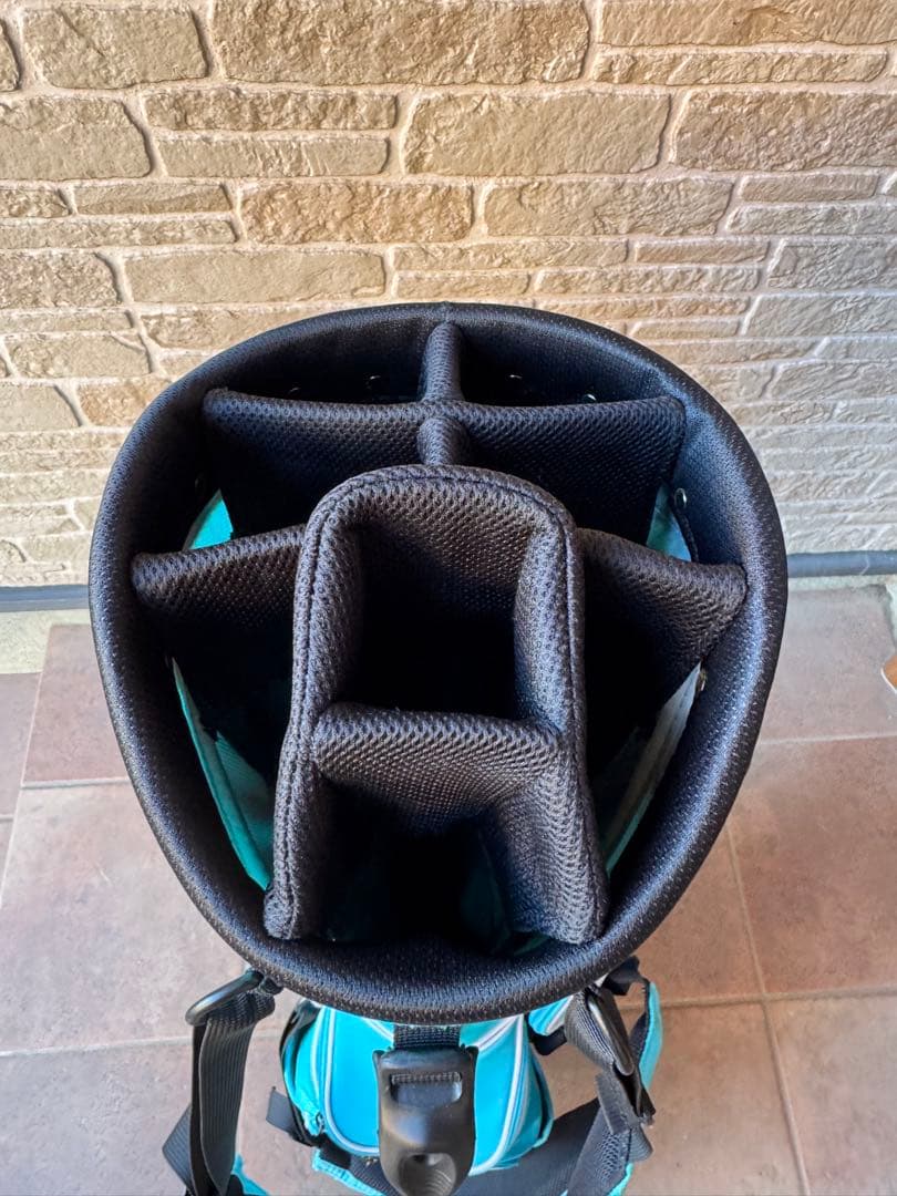 希少　美品　ミニ×プーマ コラボ　スタンド式　キャディバッグ　ティファニーブルー